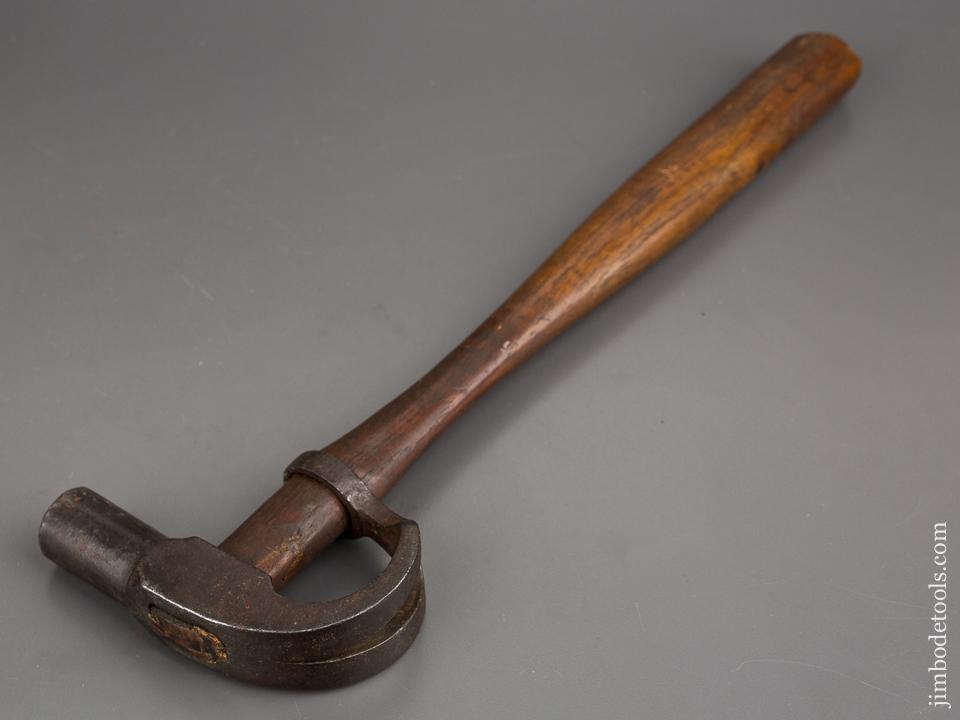 Rare! SOLOMON ANDERSON Patent August 20, 1845 Wrap Around Claw Hammer - 81081U