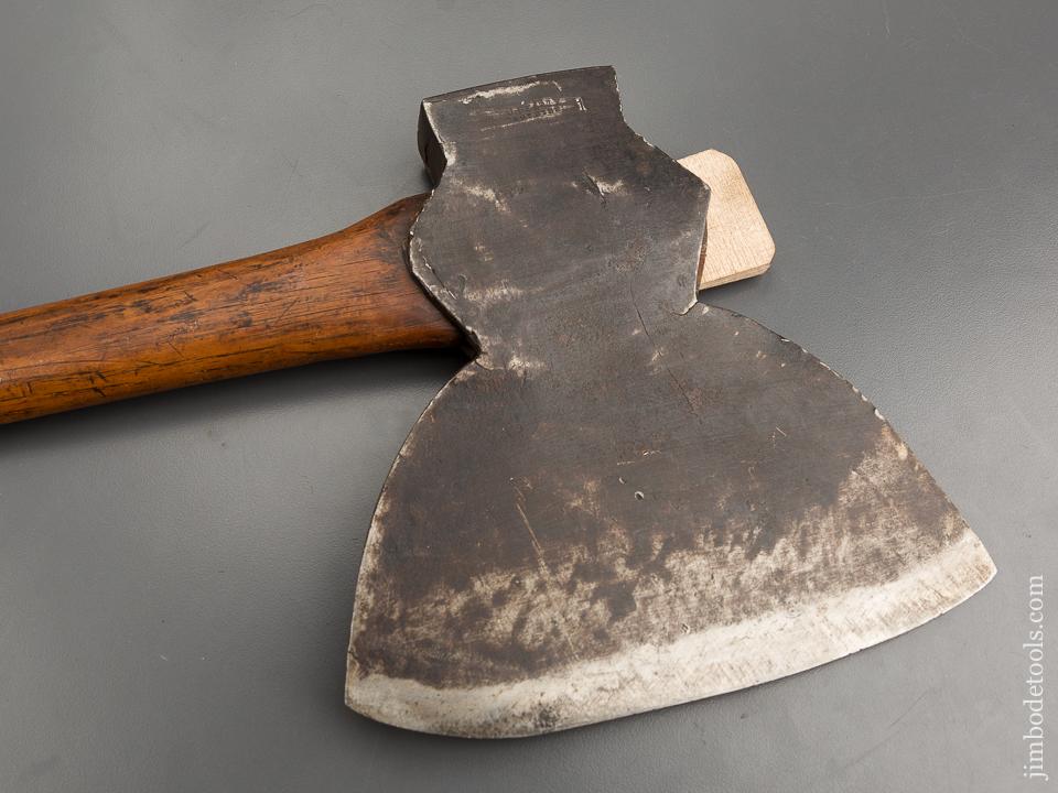 Nice Small J. BEATTY Offset Broad Axe Hewing Axe - 81171