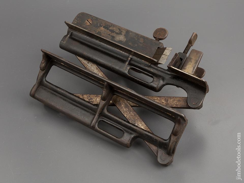 Marvelous! MORRIS Patent Plow Plane with 3 Irons - 81244