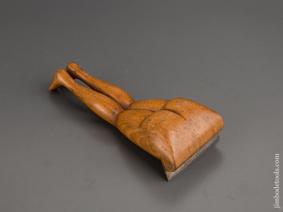 Amazing Hand carved Scraper with Figural Lady Legs - 81346RU