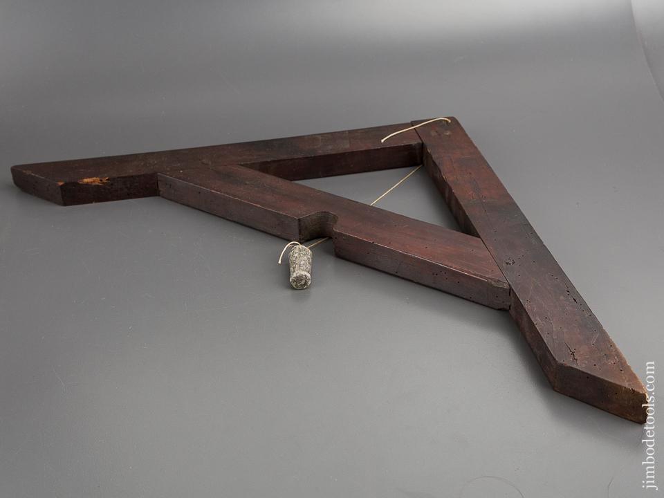 Amazing! 18th Century Level with Plumb Line - 81419R