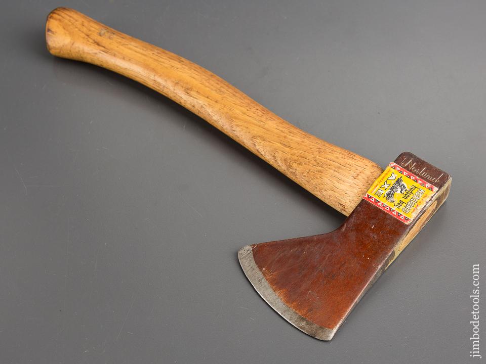 Awesome NORLUND HUDSON BAY Axe with Original Leather Sheath and Decal! - 81435R