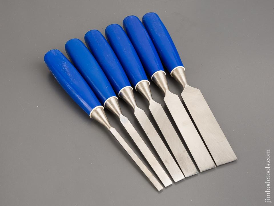Set of Six MARPLES Chisels MINT in Original Box - 81586