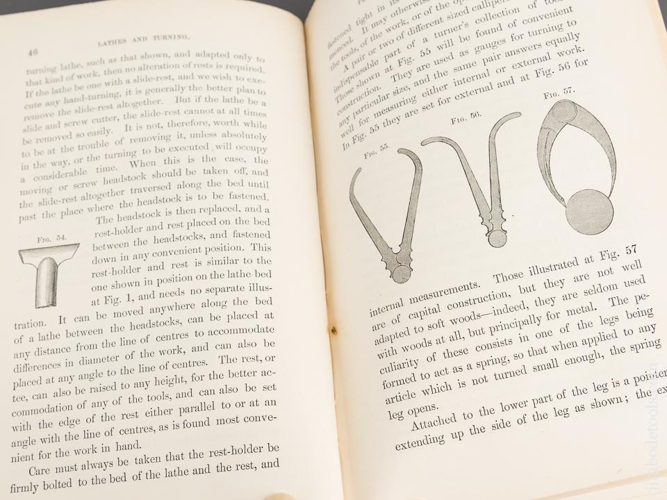 1876 Book: A TREATISE ON LATHES AND TURNING by W. Henry Northcott - 81698R