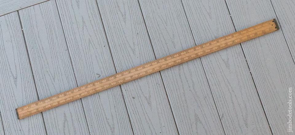 36 inch STANLEY No. 80 Saddler's Rule circa 1884-1943 RARE - 81859