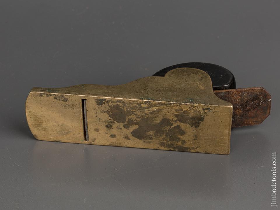 Ebony and Gunmetal Scottish Style Block Plane - 81918R