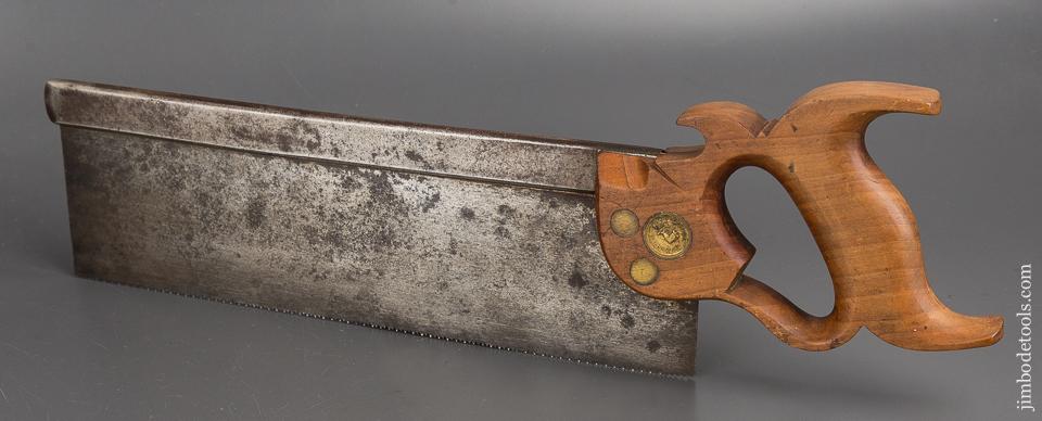 Just Sharpened! 13 point 12 inch Rip HARVEY PEACE BROOKLYN, NY Back Saw - 81991R