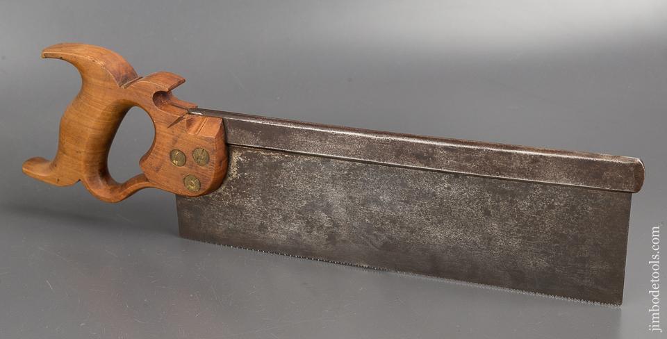 Just Sharpened! 13 point 12 inch Rip HARVEY PEACE BROOKLYN, NY Back Saw - 81991R