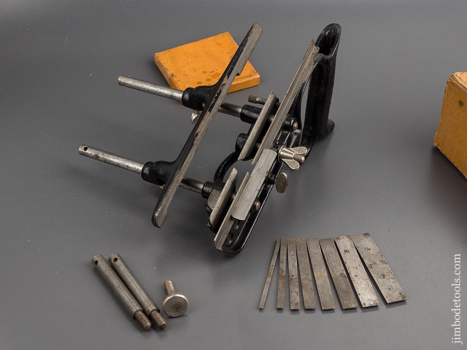 Rare! STANLEY No. 54 Plow Plane NEAR MINT in Original Box with Original Receipt! - 82027R