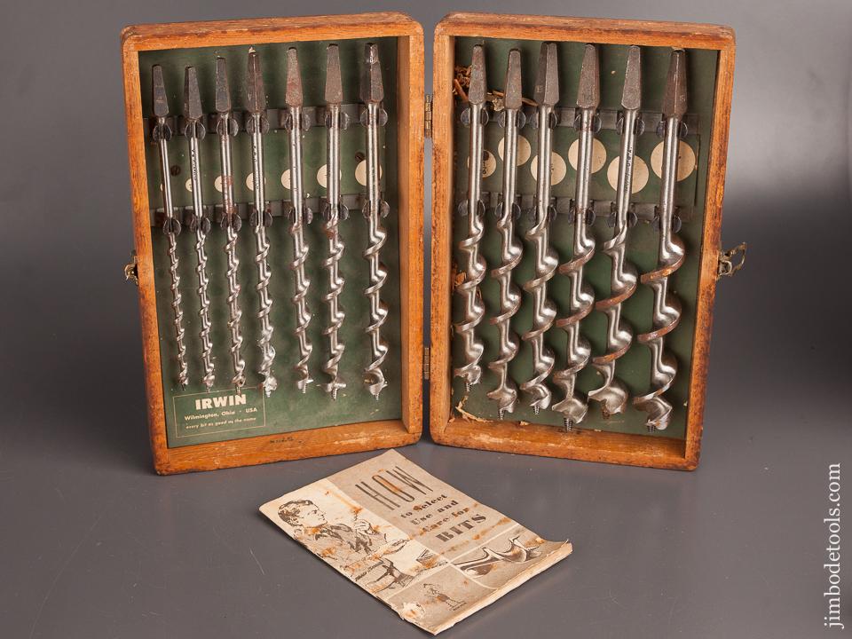 Complete Set of IRWIN Auger Bits in Original Box - 82055
