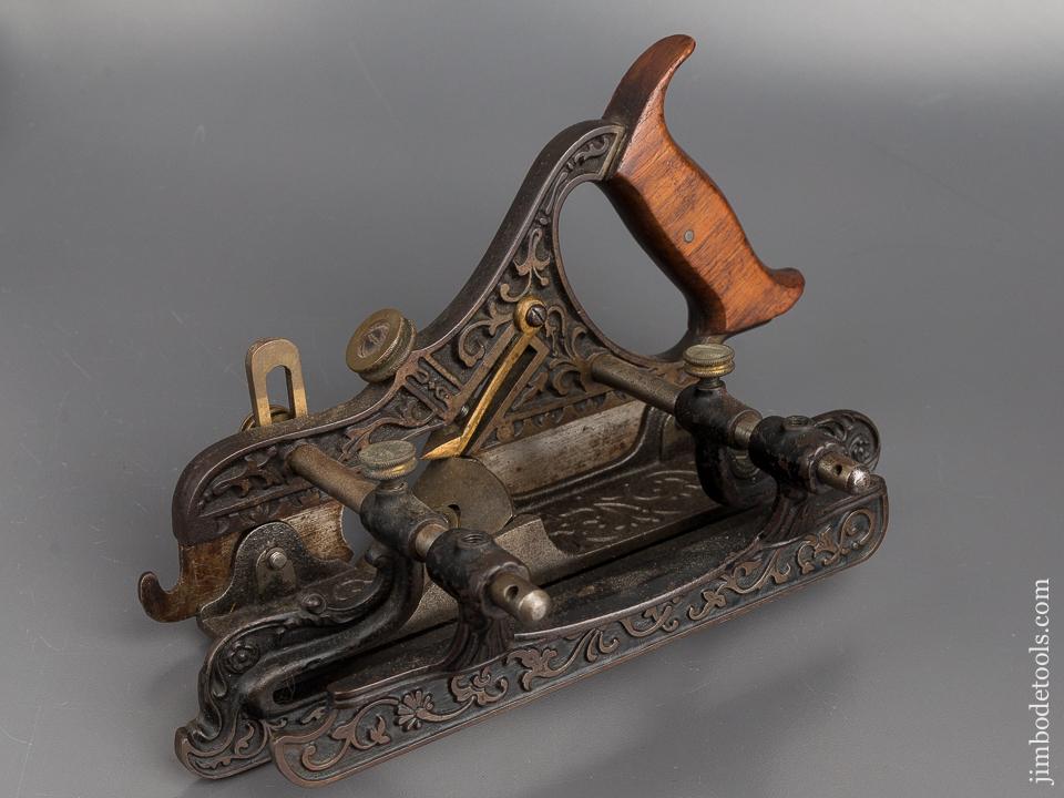 CRISP Ornate STANLEY MILLER's Patent June 28, 1890 No. 41 Plow Plane - 82101