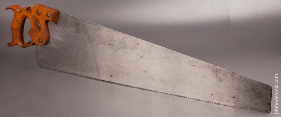 Extra Fine! 10 point 26 inch Crosscut DISSTON No. 12 London Spring Hand Saw - 82173