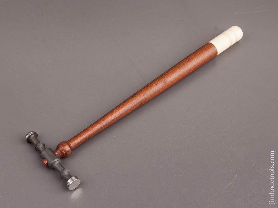 Stunning Five Ounce Rosewood & Faux Hammer with Rope Knurling - 82181