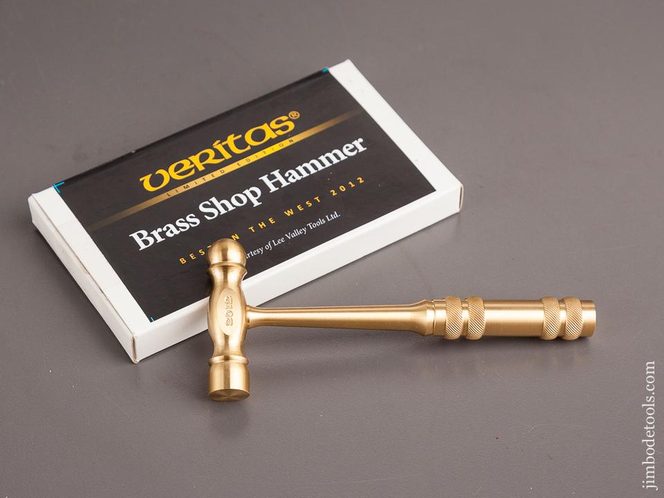 RARE Favor VERITAS 2012 BEST IN THE WEST Brass Shop Hammer MINT in Original Box - 82196