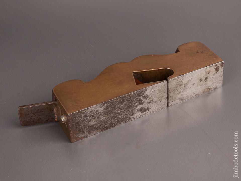 Drop Dead Stunning GUNMETAL & BURL Shoulder Plane - EXCELSIOR 82205