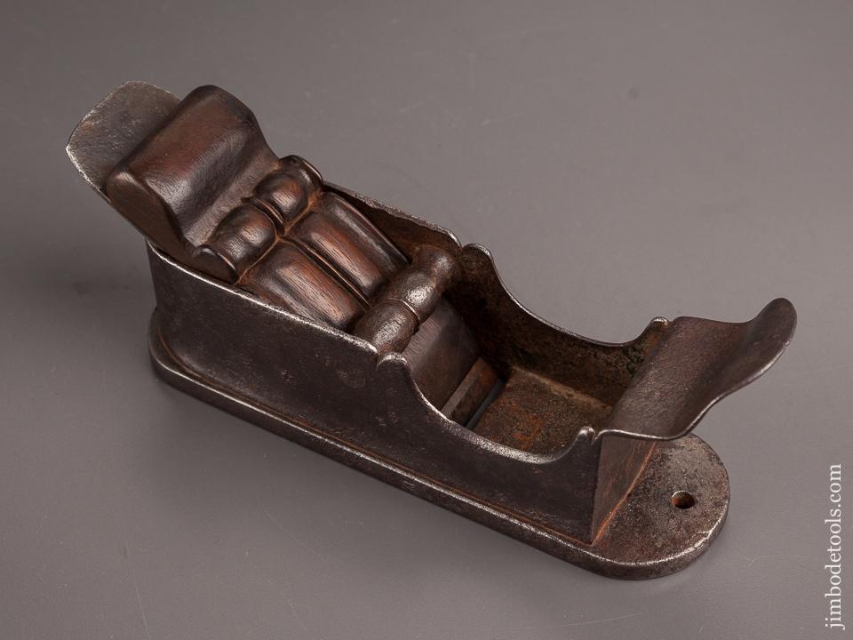 FANTASTIC! 16th/17th Century Miter Plane with Wavy Tongue Front Handle - 82217U