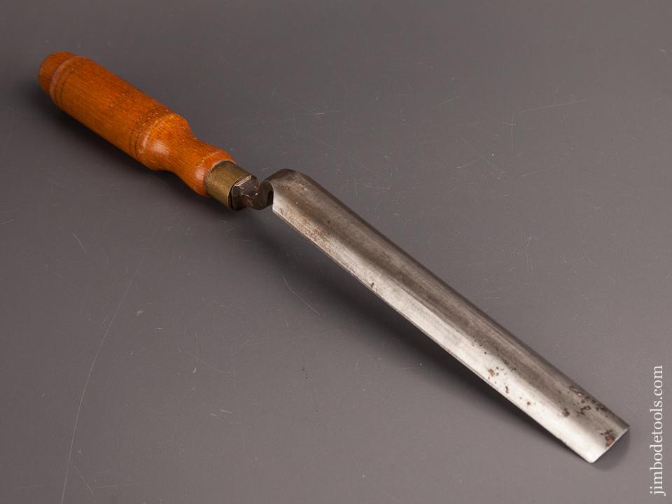 1 x 14 1/8 inch D.R. BARTON No. 8 Sweep Crank Neck Gouge - 82287