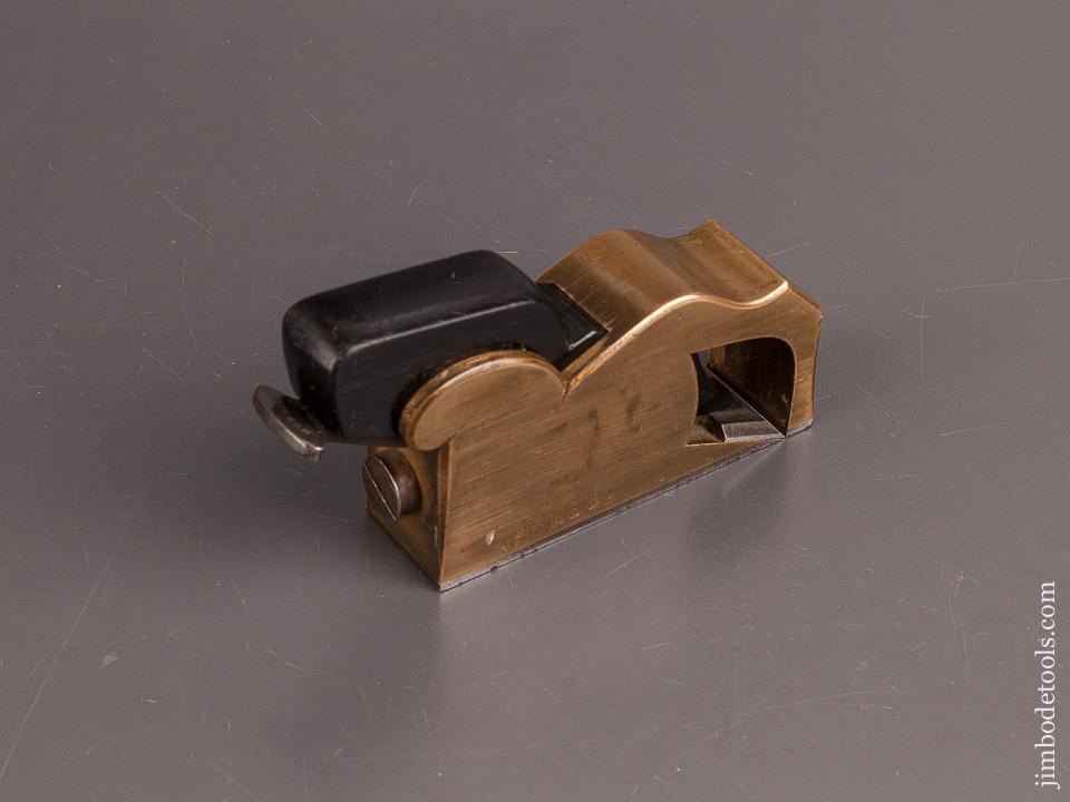 Extra Fine! NORRIS No. 27 Bull Nose Plane with Ebony Wedge and Steel Sole! - 82395U