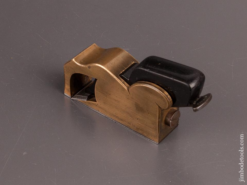 Extra Fine! NORRIS No. 27 Bull Nose Plane with Ebony Wedge and Steel Sole! - 82395U