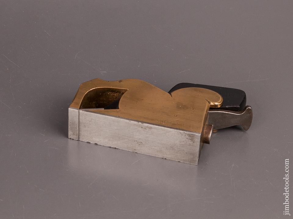 Extra Fine! NORRIS No. 27 Bull Nose Plane with Ebony Wedge and Steel Sole! - 82395U