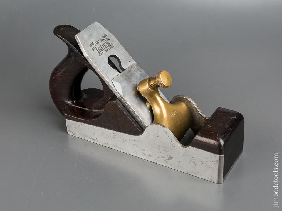 RARE! & Extra Fine "D" Handle SPIERS No. 7 Straight Side Smooth Plane - 82647U