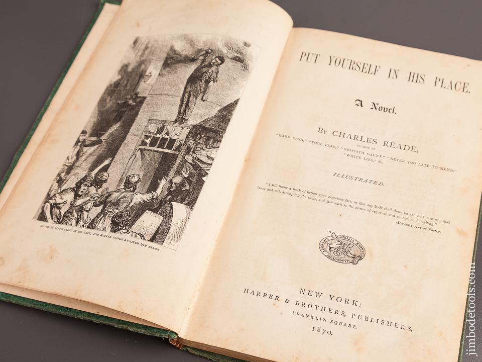 Book: PUT YOURSELF IN HIS PLACE by Charles READE Original 1870 Edition! - 82710