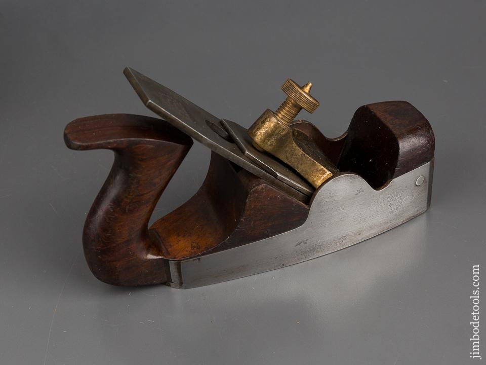 Awesome MATHIESON Round Side Dovetail Steel Smooth Plane with Rosewood Infill - 82717