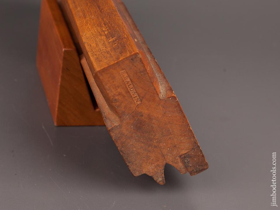 Double Iron Gothic Bead Molding Plane by E. BALDWIN circa 1807-29 CRISP - 82761