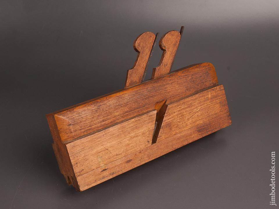 Double Iron Gothic Bead Molding Plane by E. BALDWIN circa 1807-29 CRISP - 82761