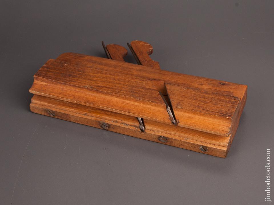 Double Iron Gothic Bead Molding Plane by E. BALDWIN circa 1807-29 CRISP - 82761
