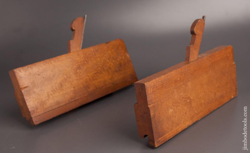RARE Size! 3/8 inch FENCED! Drop Leaf Table Joint Plane Set by PHOENIX COMPANY circa 1849-53 EXTRA FINE+ - 82762U