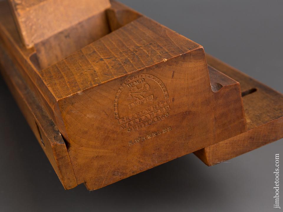 Massive! Panel Raiser Plane by ISRAEL WHITE Philadelphia PA circa 1831-45 CRISP & EXTRA FINE! - 82779