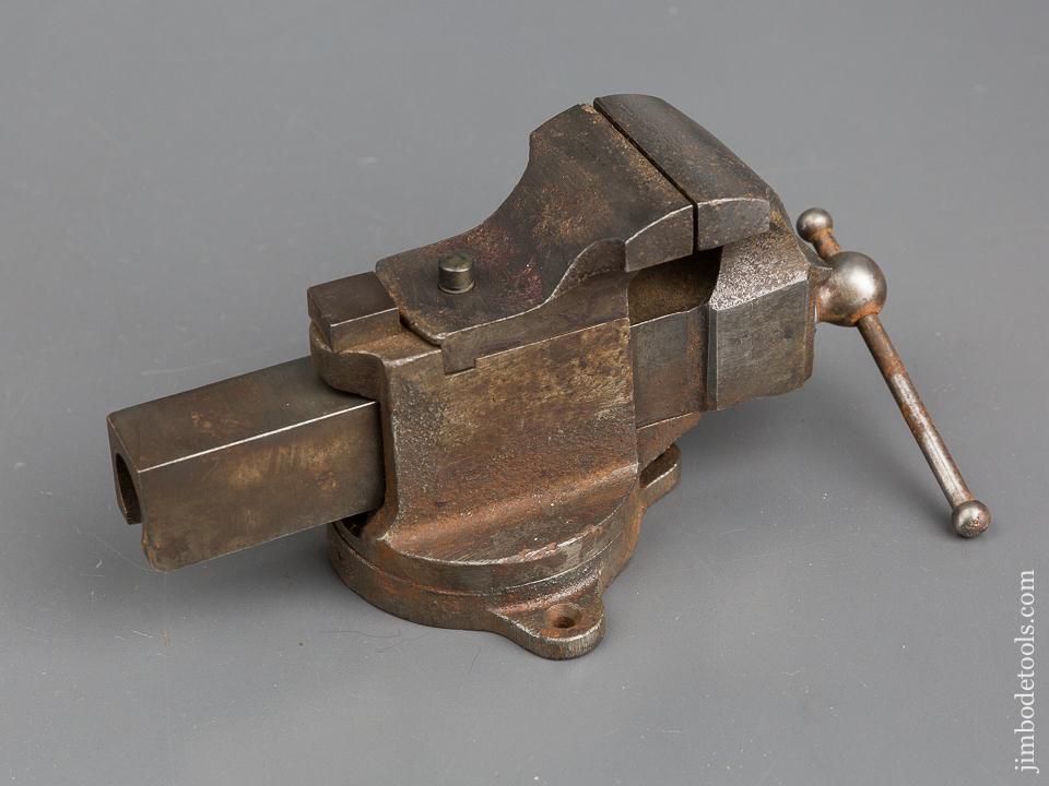 HALL & COOK Patent February 6, 1877 PRENTISS VISE CO NY Small Size Vise with Swivel Base and Swivel Jaw - 82985