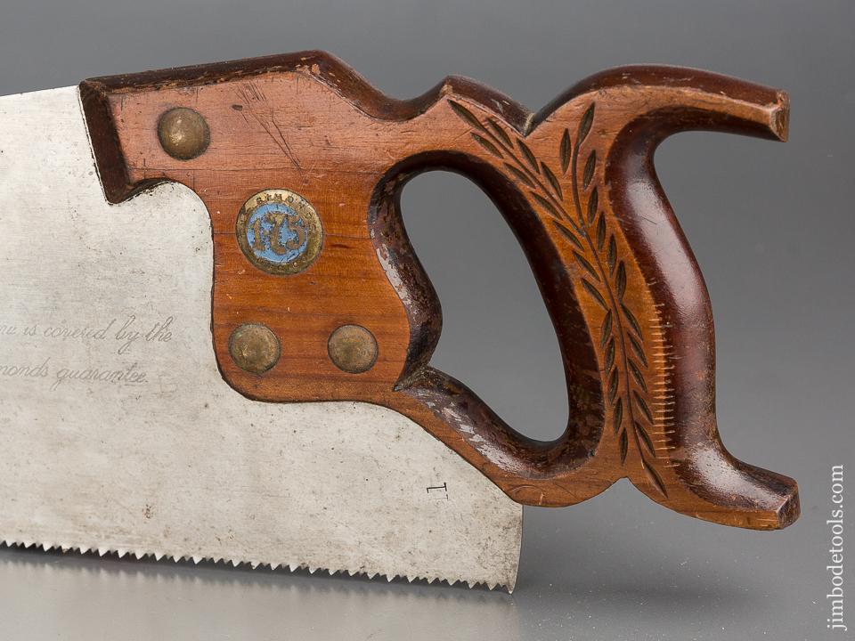 11 point 20 inch Crosscut SIMONDS No. 72 Hand Saw with Apple Handle - 83096U