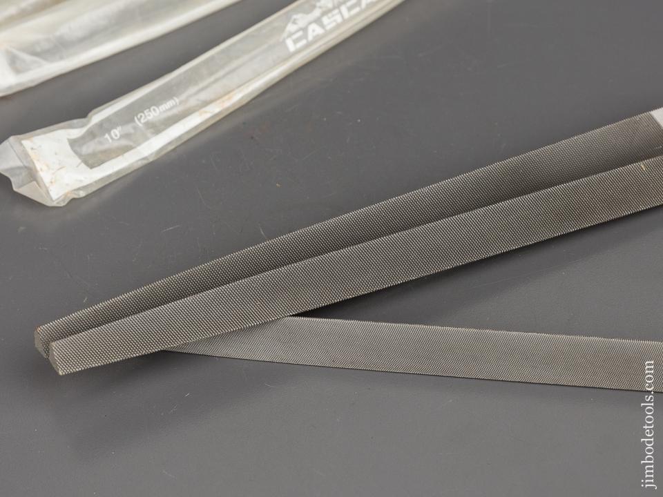 Unused! Three BIG Twelve inch Triangular Files NEW OLD STOCK - 83102
