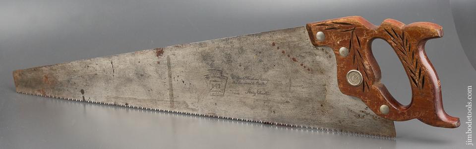 Just Sharpened! 8 point 24 inch Crosscut DISSTON D23 Hand Saw - 83181