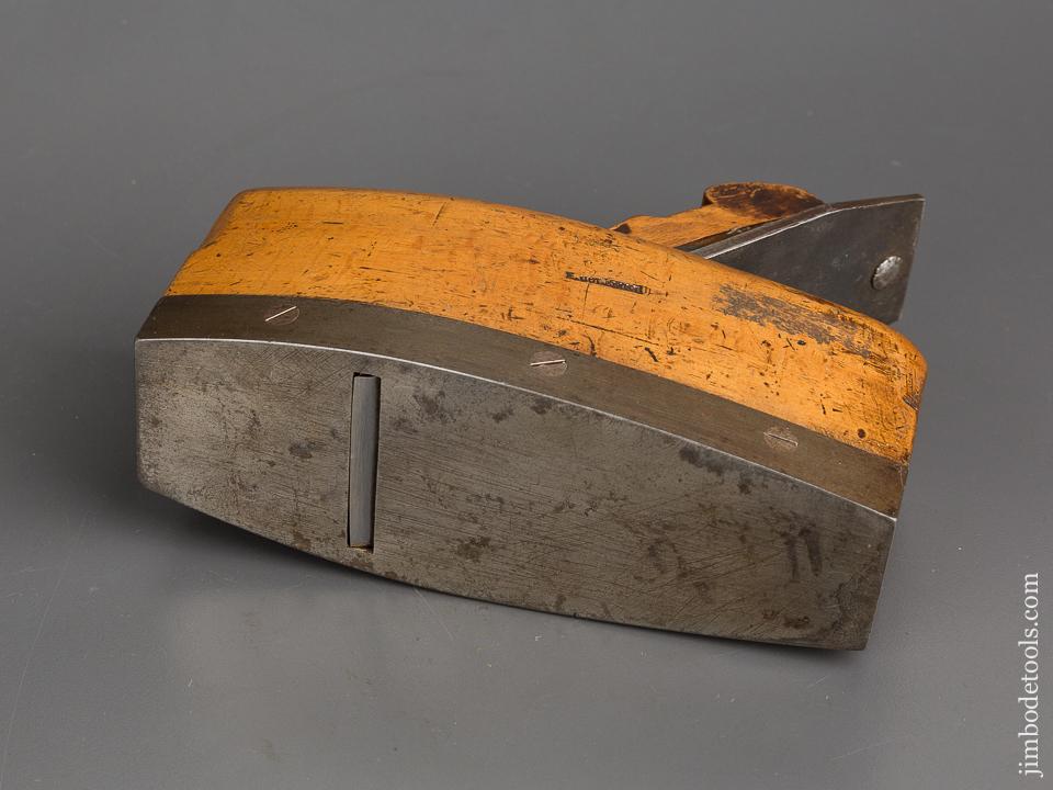 Unusual Beech Infill Plane with Iron Sole by TYZACK & SON - 83240