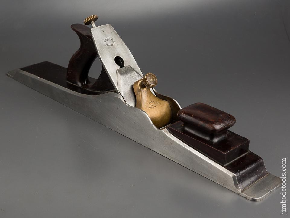 Awesome! NORRIS Pre-War 22 1/2 inch Dovetailed Steel & Rosewood Jointer Plane - 83325U