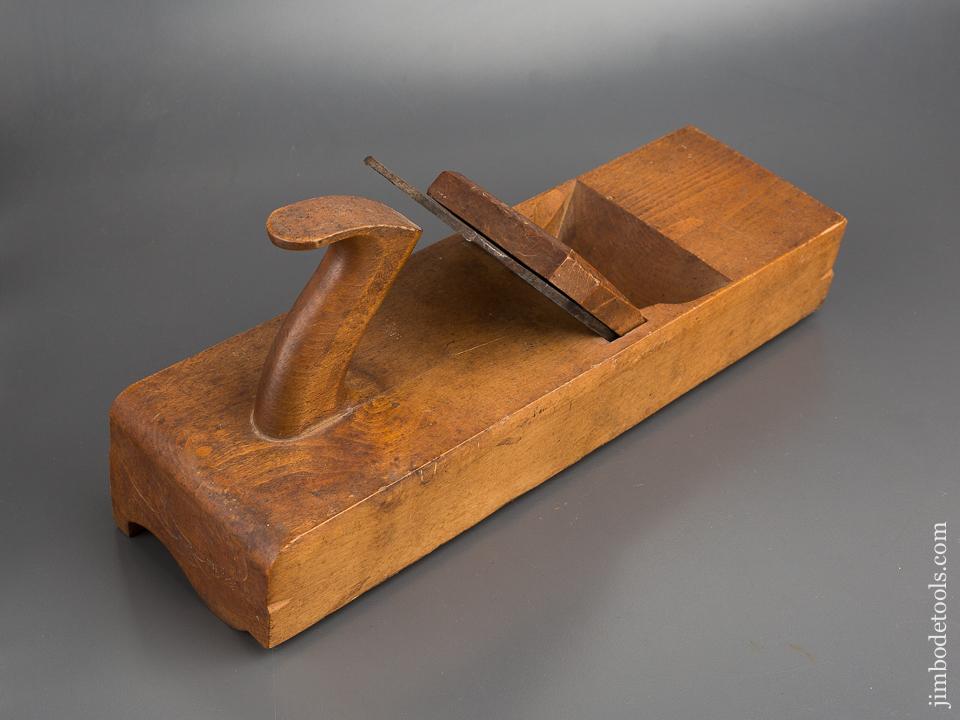 Extra Fine! BENSEN & CRANNELL ALBANY NY 4 1/2 inch Wide! Crown Molding Plane circa 1843-62 near mint - 83545