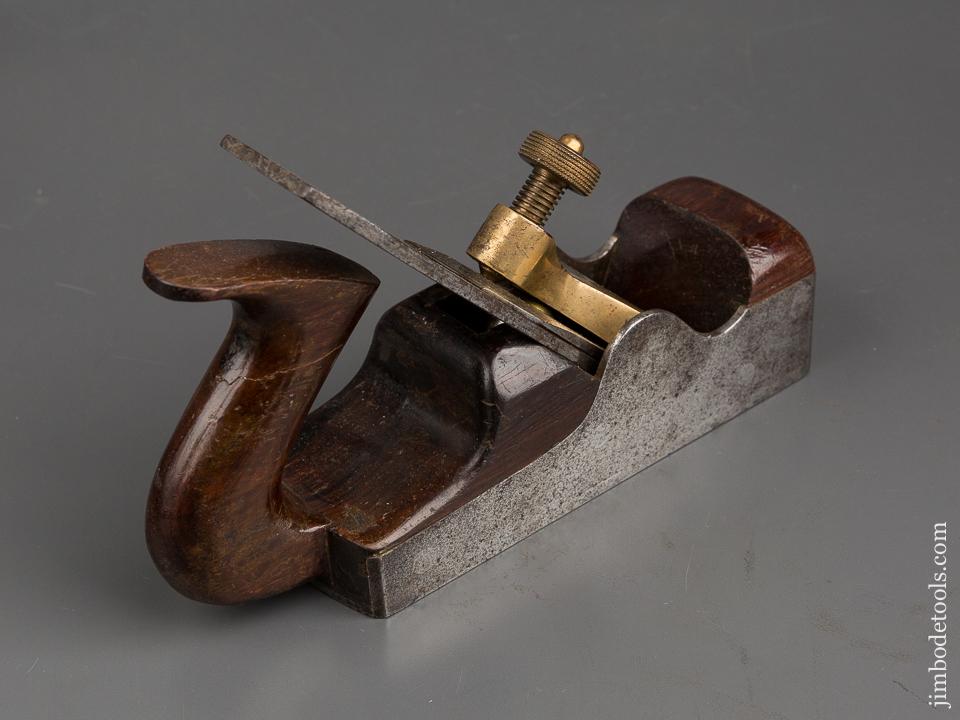 Extra Fine! MATHIESON Dovetailed Steel and Rosewood Smooth Plane - 83608