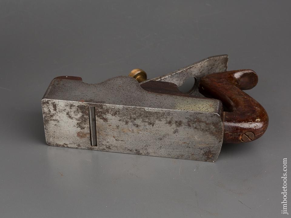 Extra Fine! MATHIESON Dovetailed Steel and Rosewood Smooth Plane - 83608