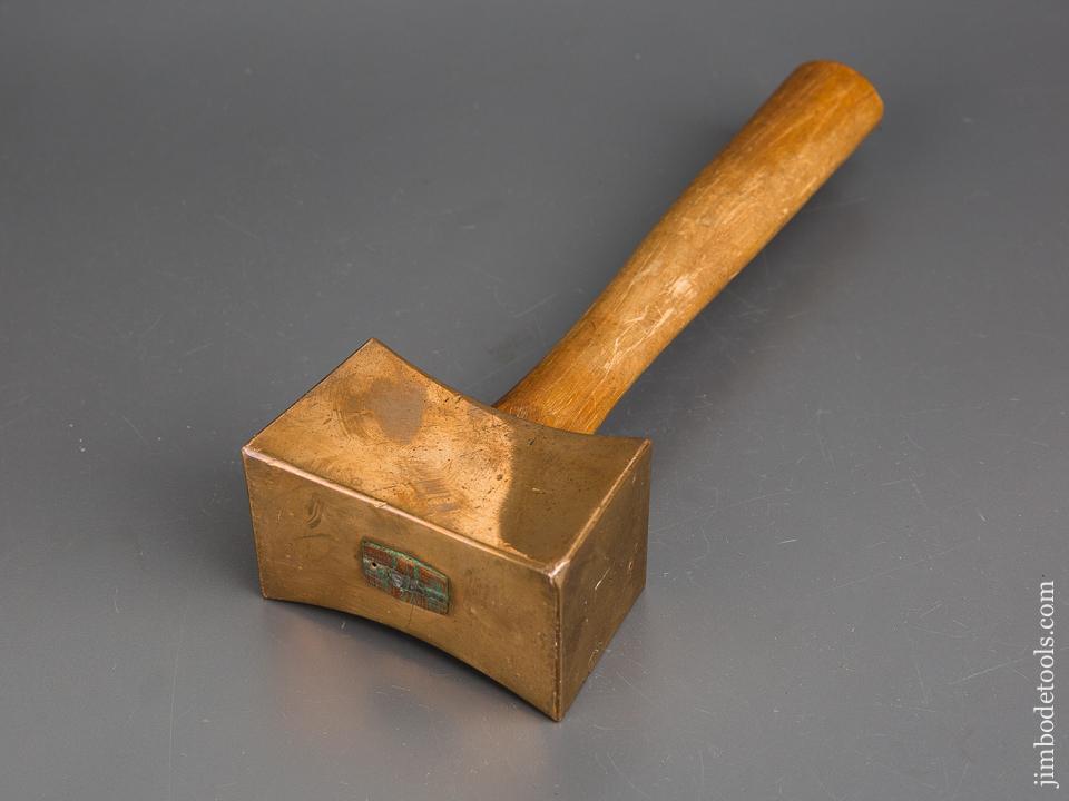 Stunning! 3 1/2 pound Brass Carver's Mallet - 83626