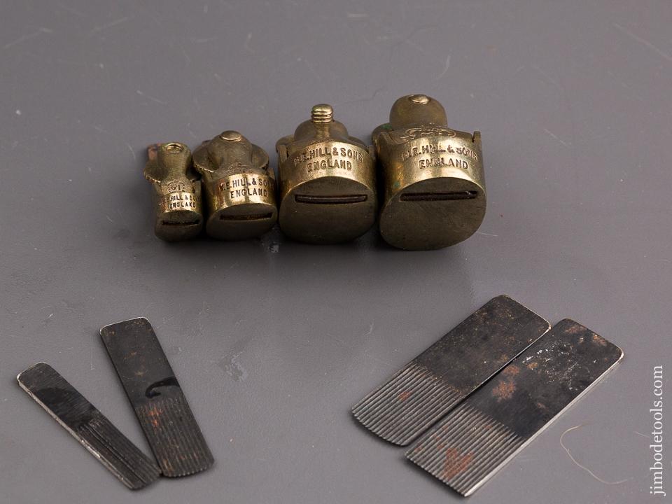 Graduated Set of Four Violin Maker's Planes by W.E. HILL & SONS 1762 - 83643U