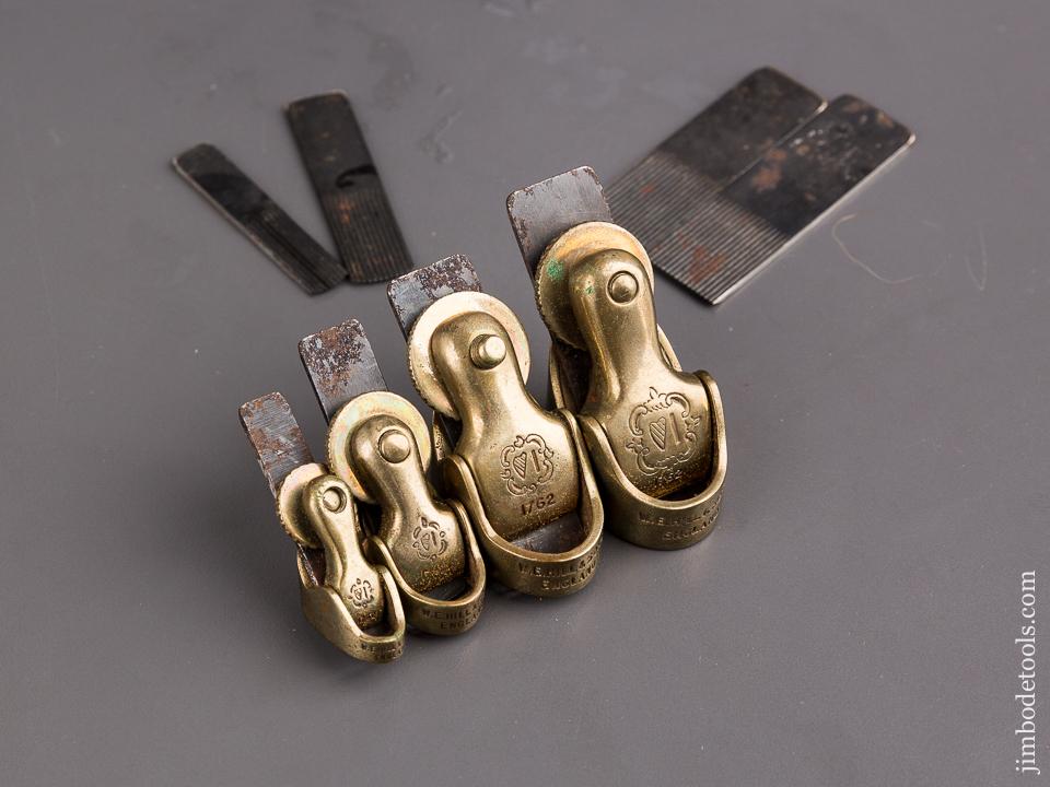 Graduated Set of Four Violin Maker's Planes by W.E. HILL & SONS 1762 - 83643U