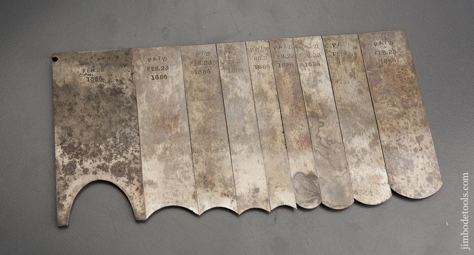 COMPLETE set of Hollows & Rounds Bottoms for STANLEY No. 45 Combination Plane with Irons! - 83721