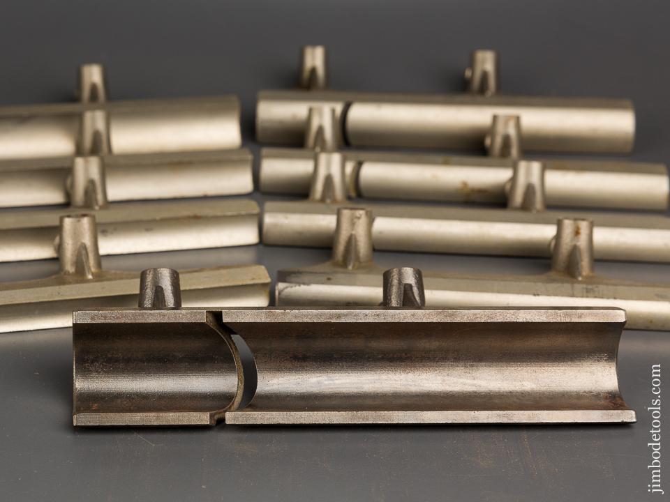 COMPLETE set of Hollows & Rounds Bottoms for STANLEY No. 45 Combination Plane with Irons! - 83721