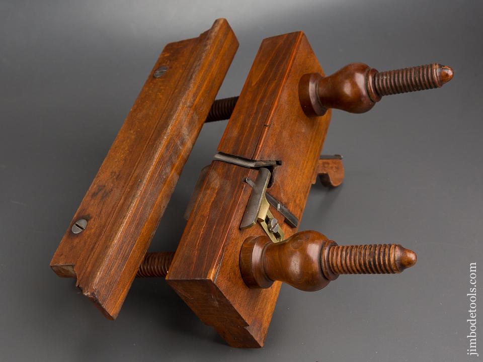 RARE Screw Arm Filletster Plane by REED UTICA circa 1843-55 FINE - 83780
