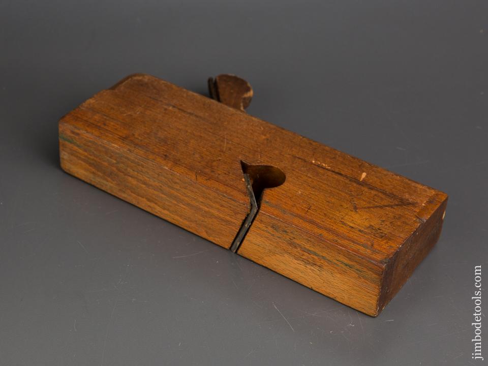 Good User MOSELEY & SON Wooden Rabbet Plane circa 1861 NEW ST SQUARE LONDON = 83796