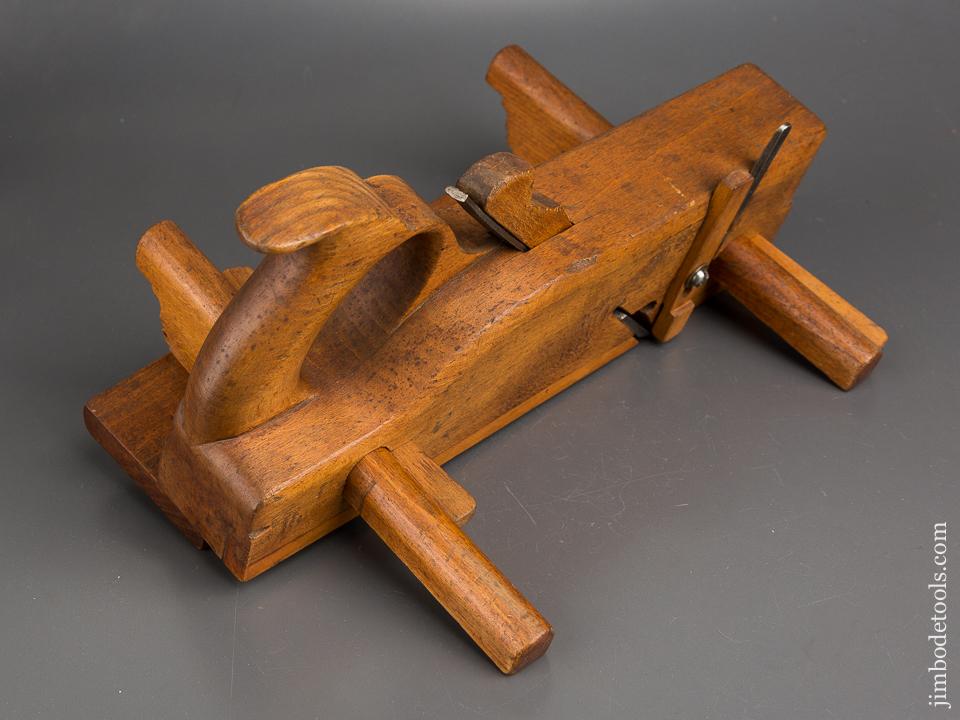 Great J. STEVENS BOSTON Handled Wedge Arm Moving Filletster Plane circa 1821-61 - 83827