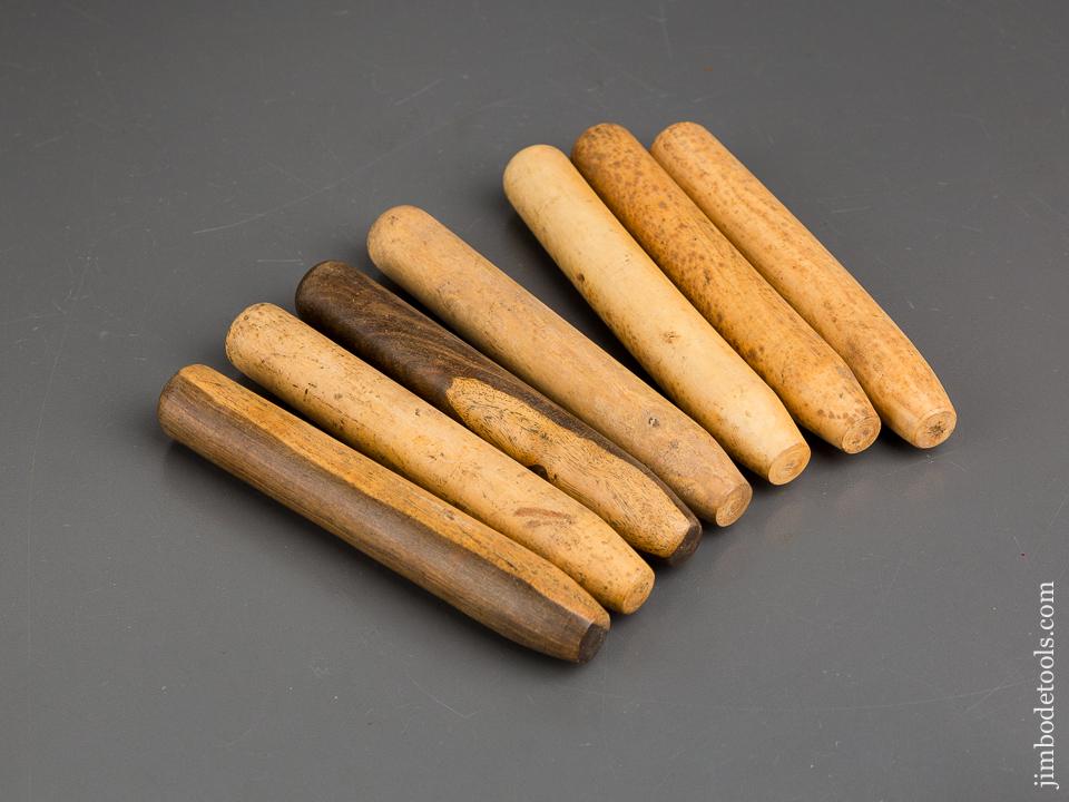 Seven Lignum Vitae 3/4 x 5 inch Turning Blanks - 83873R